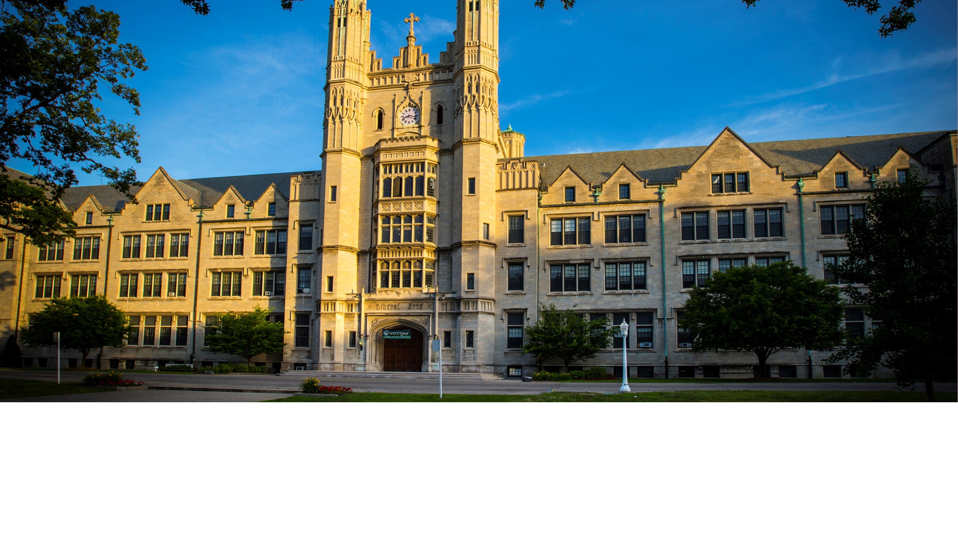 Marygrove College Liberal Arts Building facade