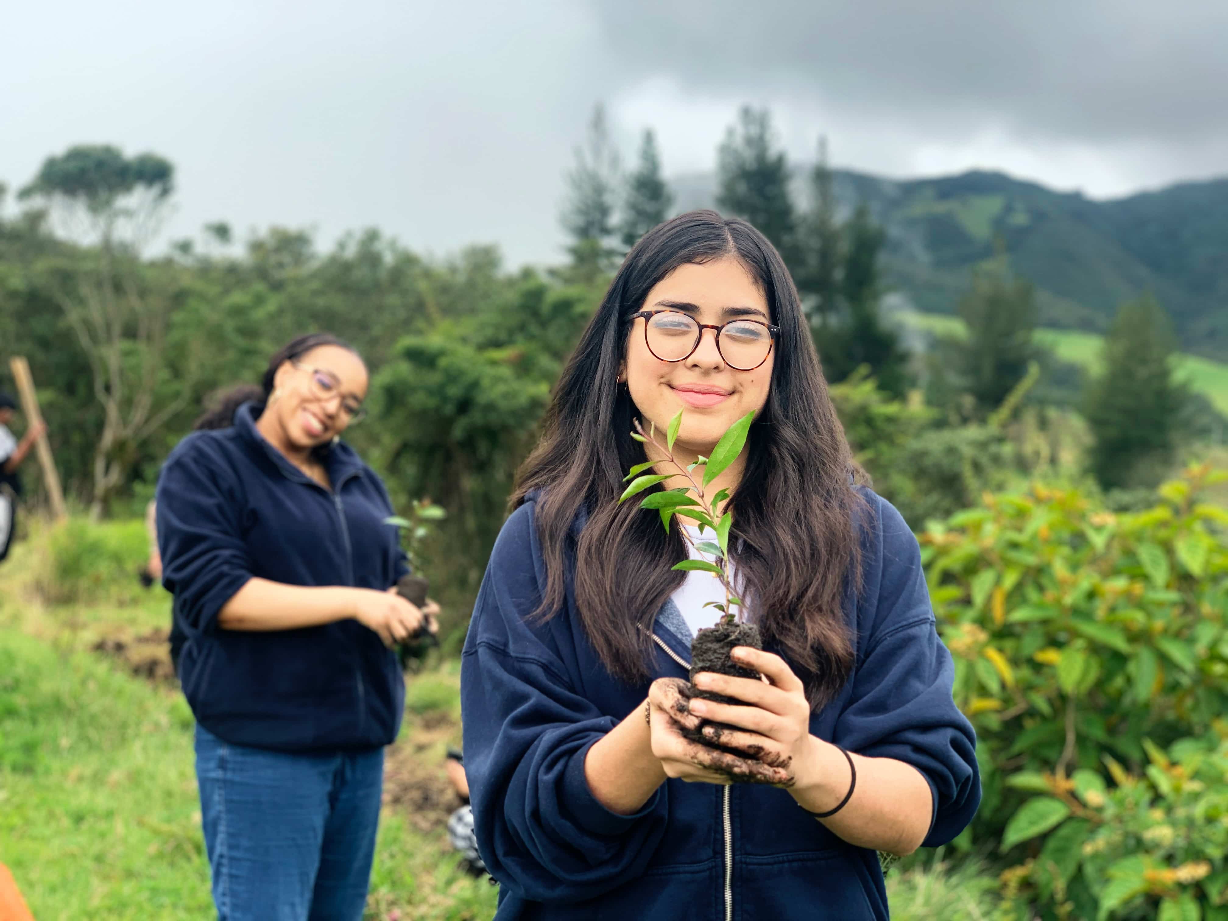 U-M students in a rural high school in Otavalo
