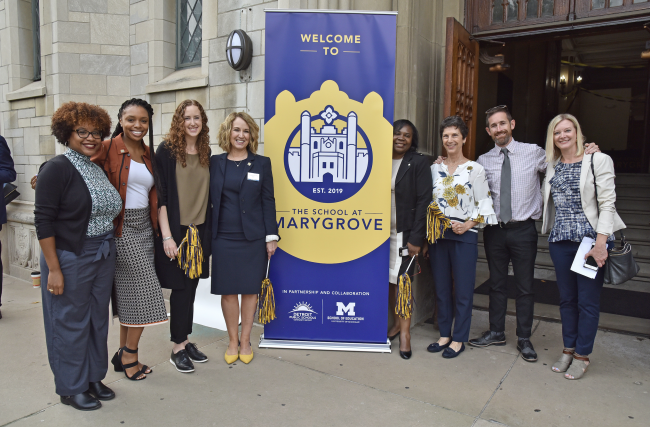 U-M faculty and staff at Marygrove first day of school 2019 U-M faculty and staff at Marygrove first day of school 2019