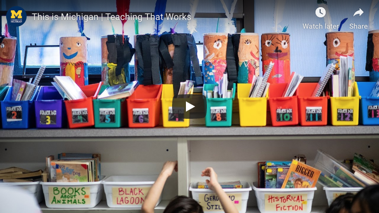 bins full of learning supplies for children