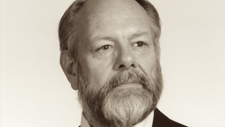 Black and white portrait of Carl F. Berger