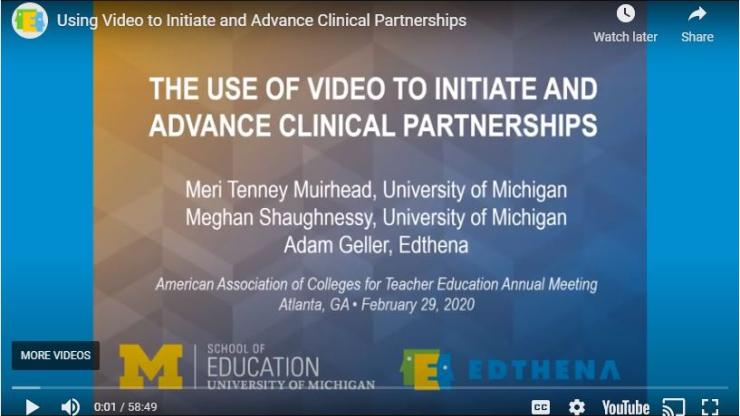 Using video to advance clinical partnerships