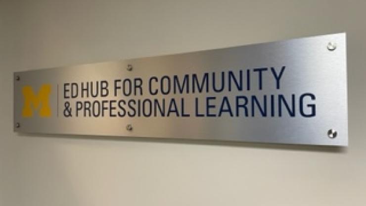 EdHub for community and professional learning sign