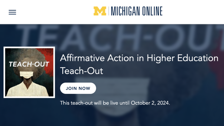 Affirmative Action Teach-Out