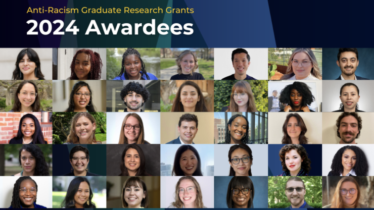 Anti-racist grants 2024 awardee photo grid