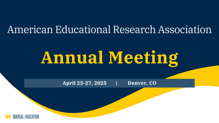 The AERA Annual Meeting will take place from April 23-27 in Denver, CO