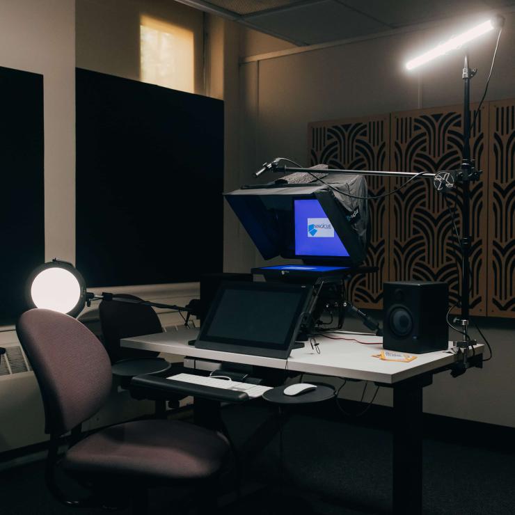 EdHub Design Lab Recording Studio (front)