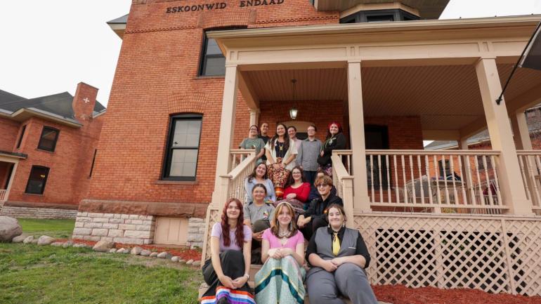 The Indigenous Education Youth Collective group. The Indigenous Education Youth Collective group.