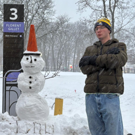 Killackey with snowman