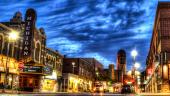 Ann Arbor Liberty Street at night