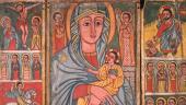 Painting of the Virgin Mary and the Infant Jesus in the Church of the Monastery of Na’akuto La’ab.