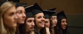 SOE graduates sitting at commencement