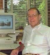 Marvin Peterson in his office